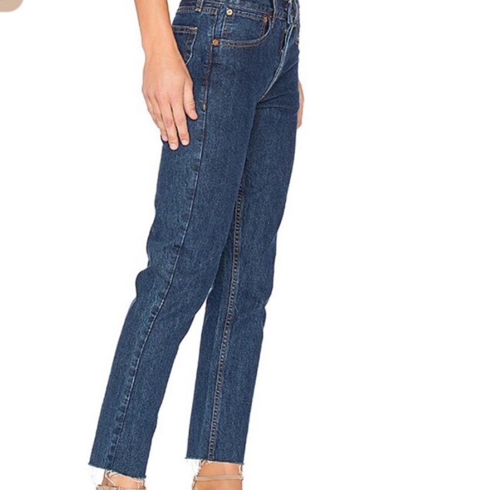 NEW Re/Done Originals Relaxed dark wash Jeans size 25